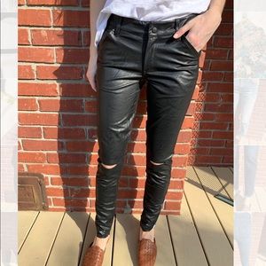 Leather pants